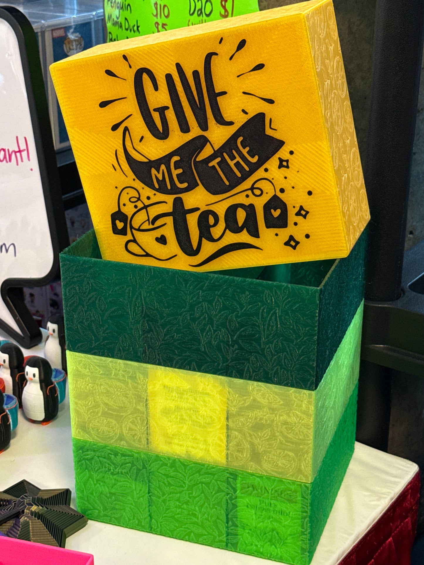 Stackable Tea Bag Container