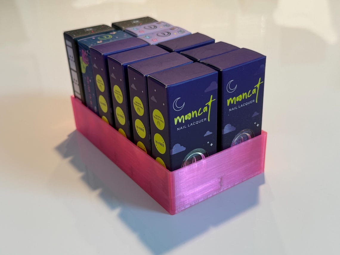 Mooncat Nail Polish Stackable Storage Container