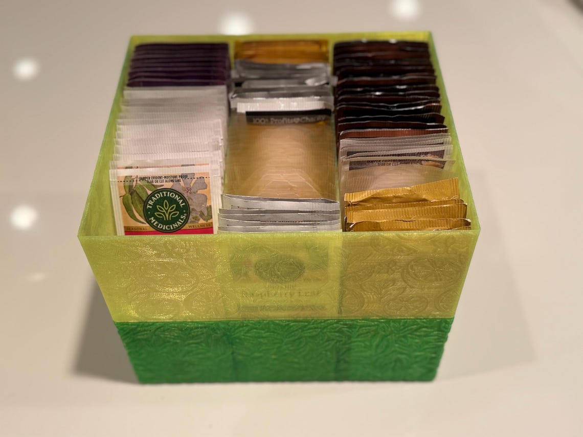 Stackable Tea Bag Container