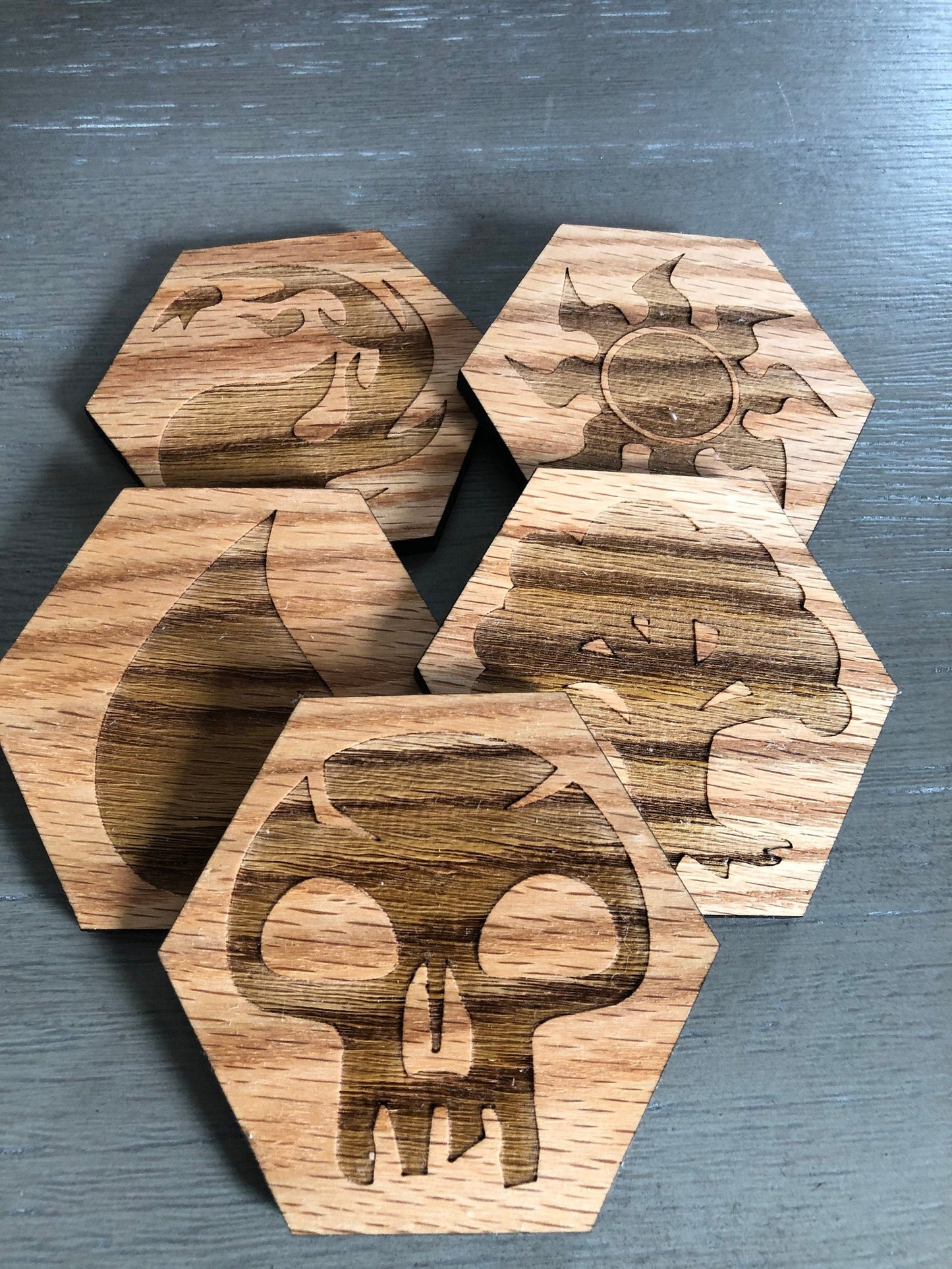 Magic the Gathering Mana Coasters