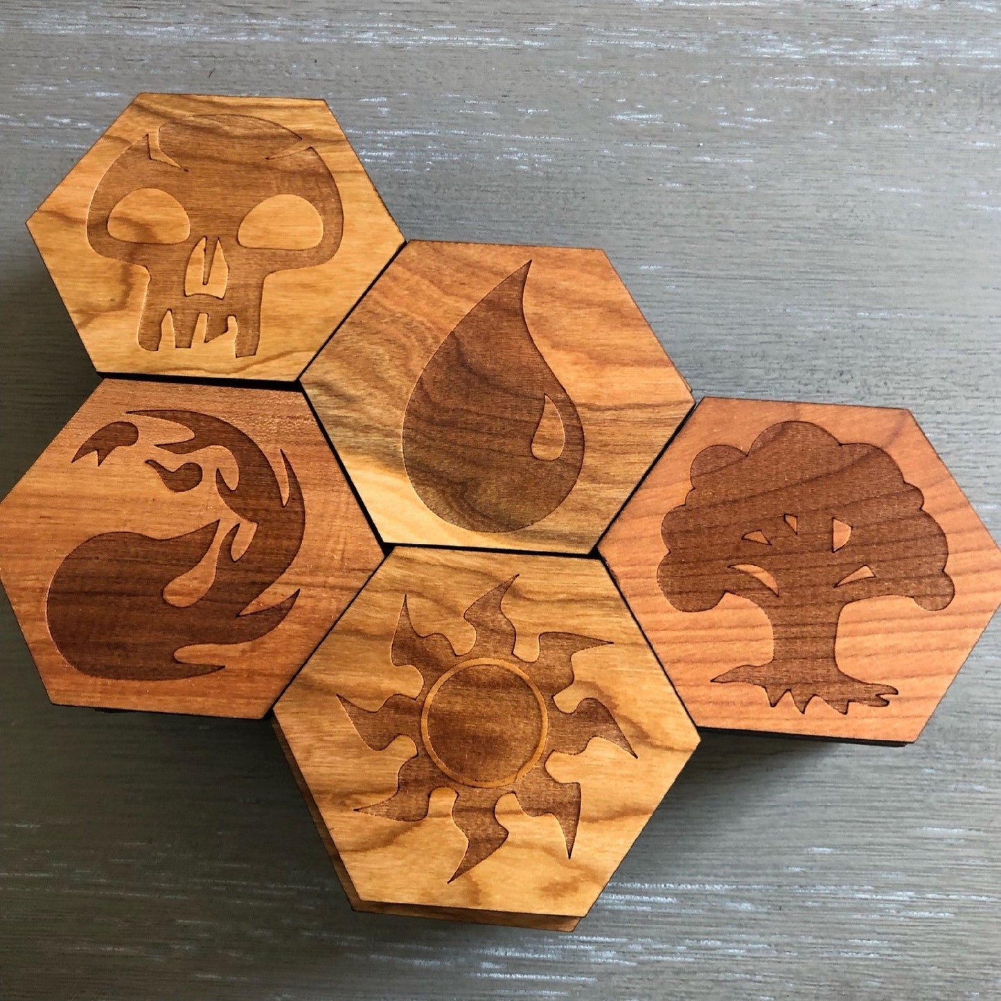 Magic the Gathering Mana Coasters
