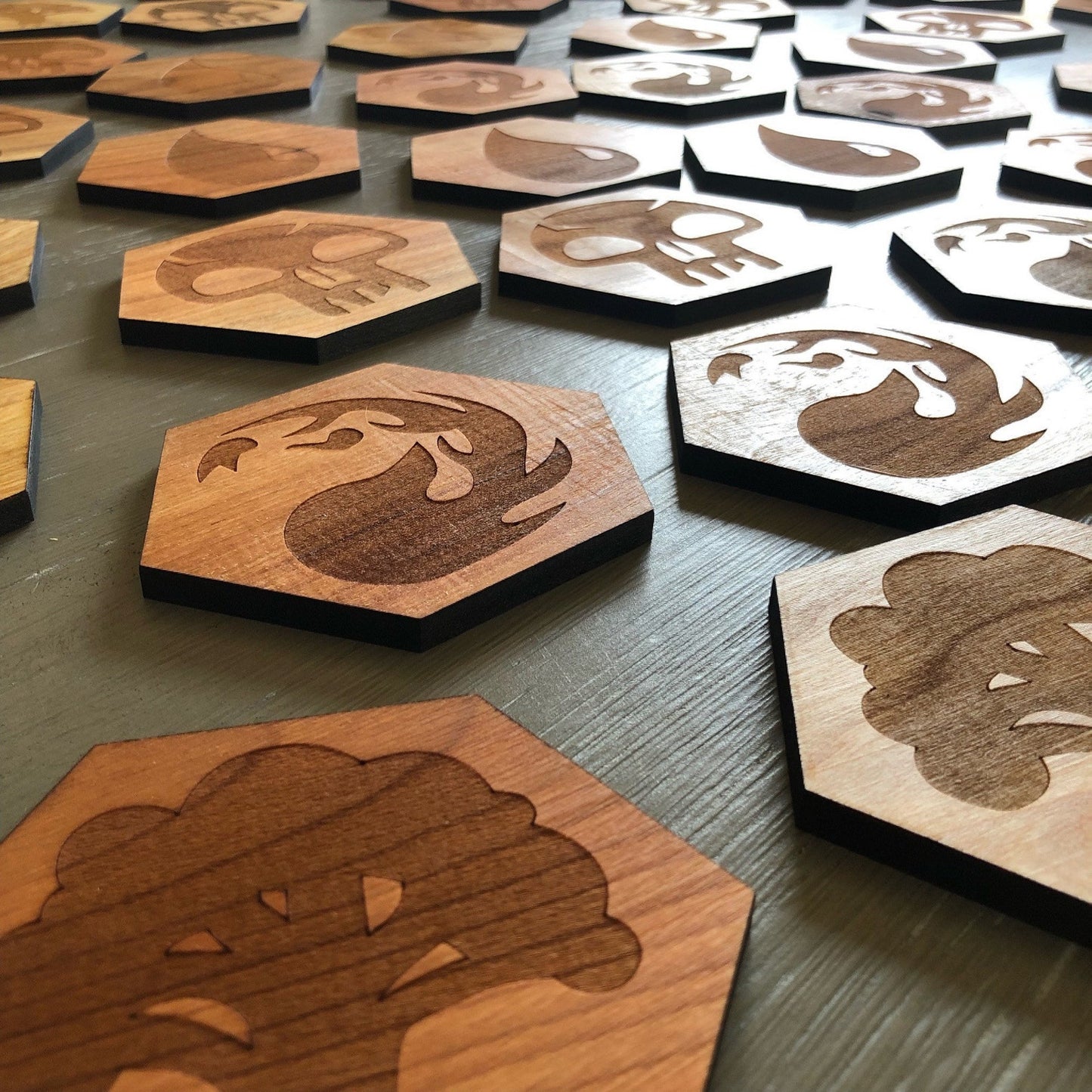Magic the Gathering Mana Coasters