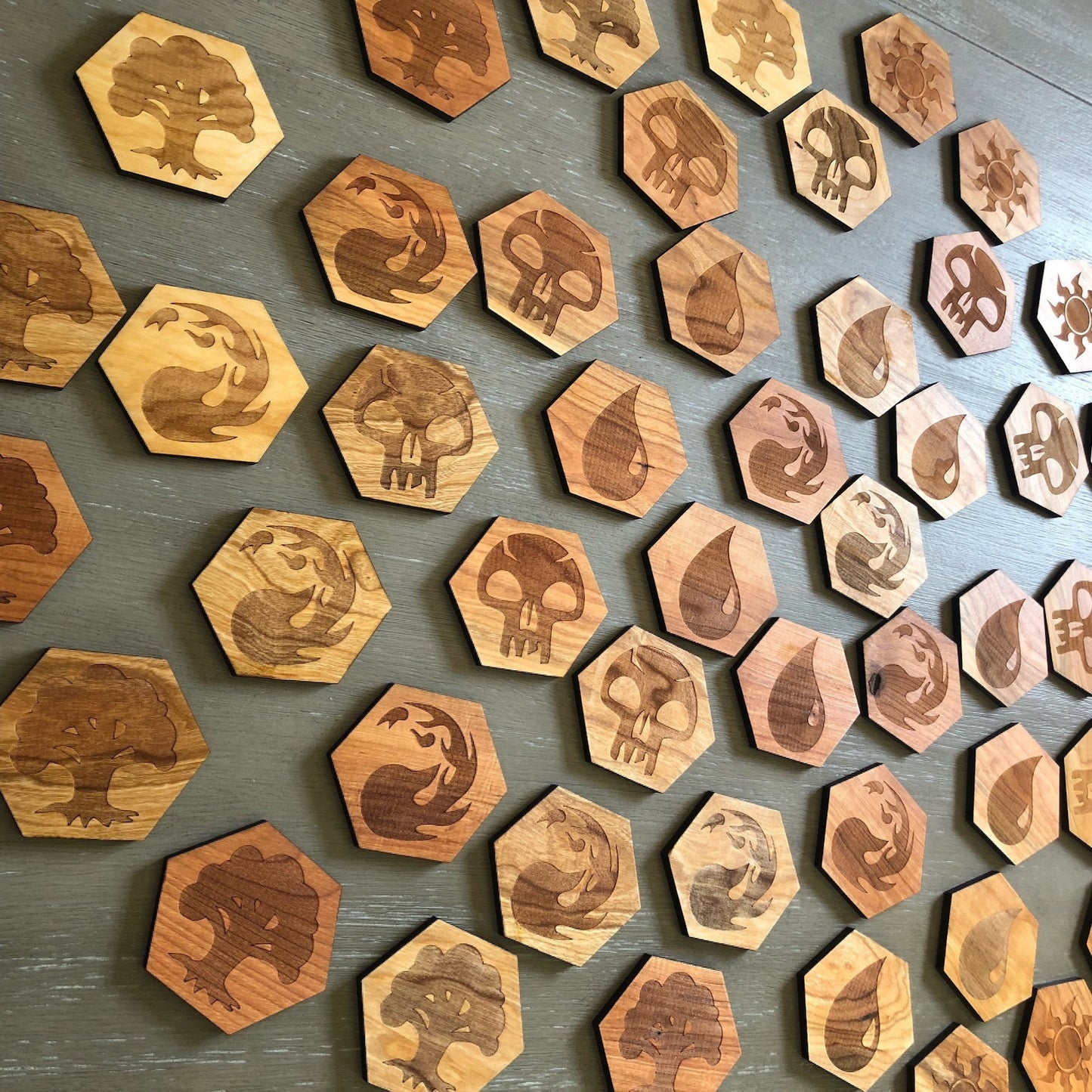 Magic the Gathering Mana Coasters