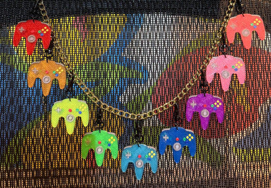 N64 Transparent Controller Keycharms
