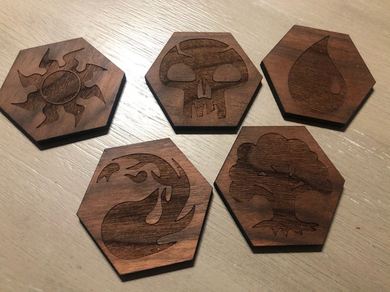 Custom Wooden Coaster Set