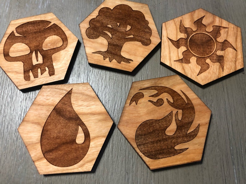 Custom Wooden Coaster Set