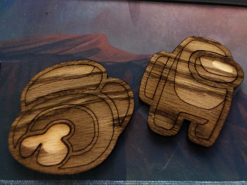 Custom Wooden Coaster Set