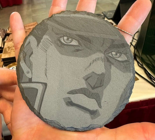 Anime Character Portait Slate Coaster