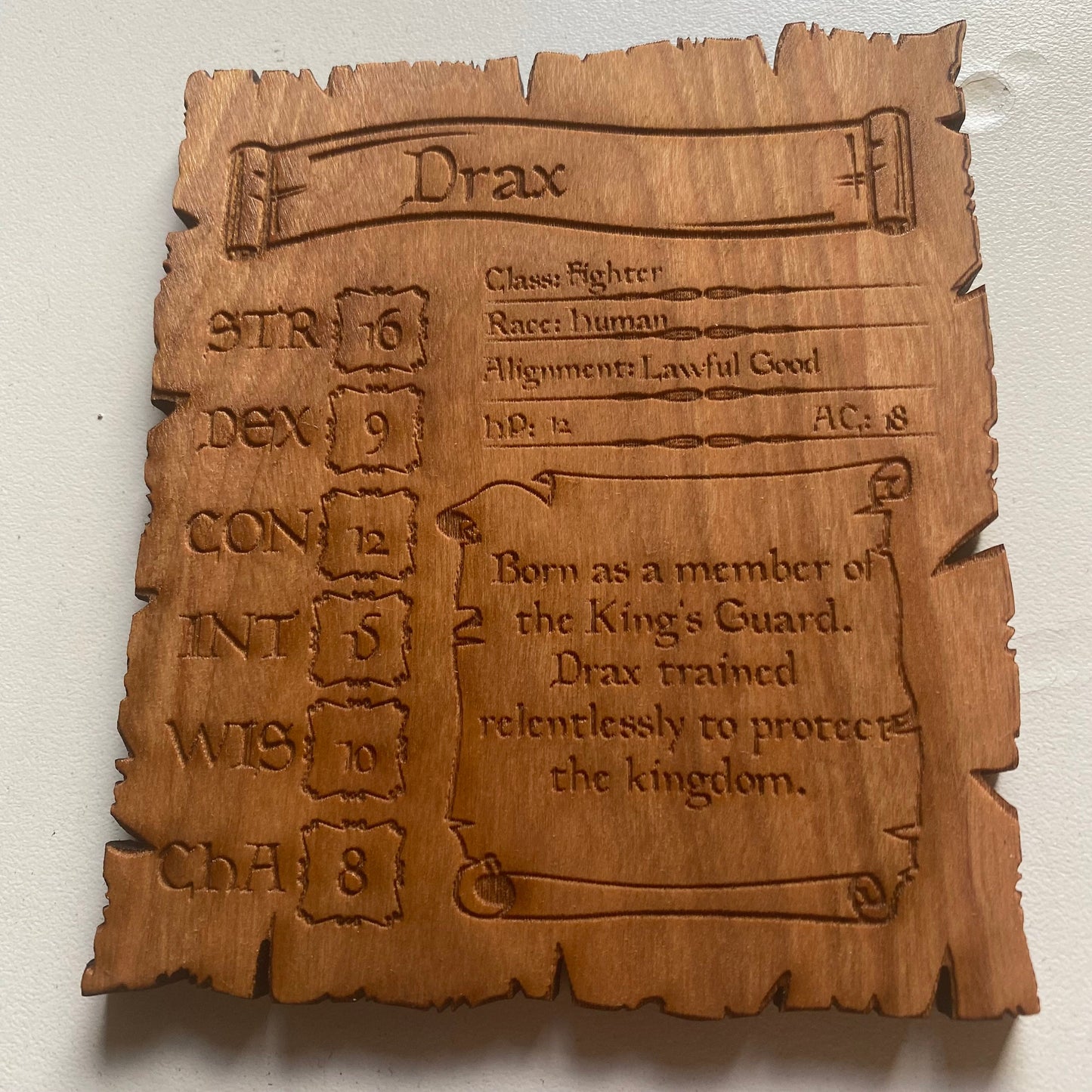 Character Sheet Coasters